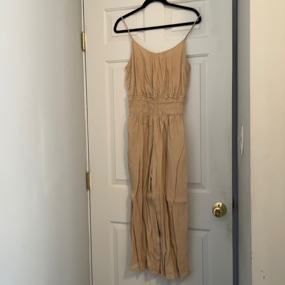 Lush beige jumpsuit